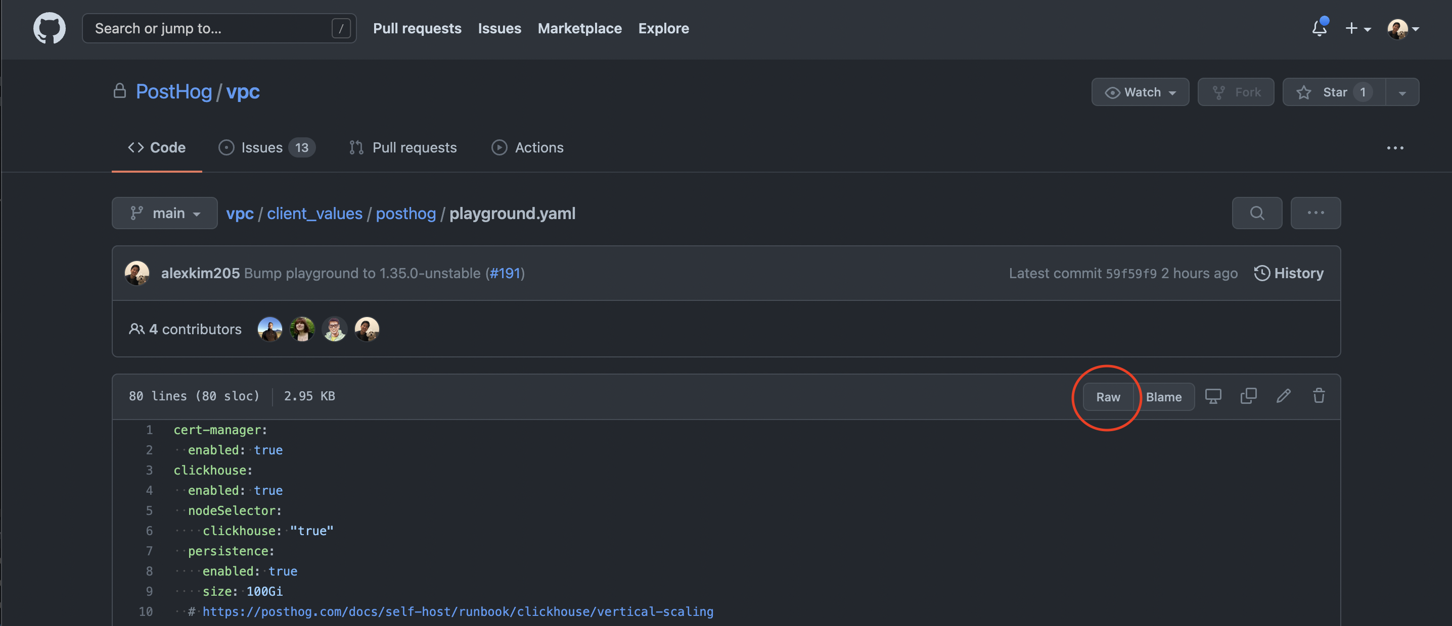 PostHog - GitHub Raw